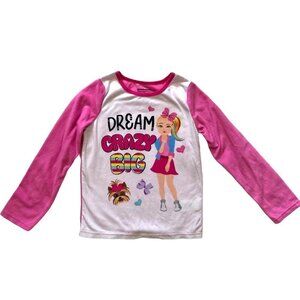 Jojo Siwa long sleeves fleece crew neck top girls size 8‎